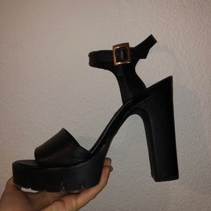 Steve Madden Black Heels